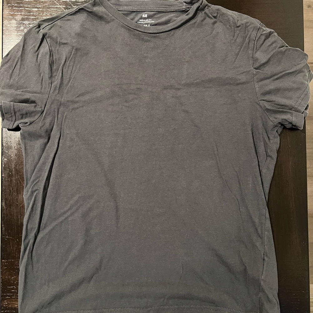 H&M Charcoal Short Sleeve Tee